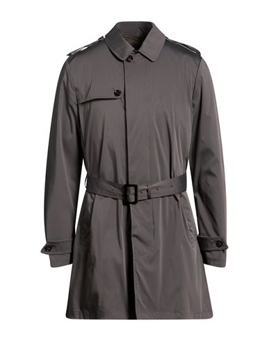 Moorer Man Overcoat & Trench Coat Taupe Size 42 Polyester, Elastane In Grey