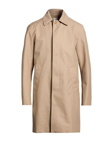 Sandro Man Overcoat & Trench Coat Taupe Size Xl Polyester, Wool, Polyurethane In Gray