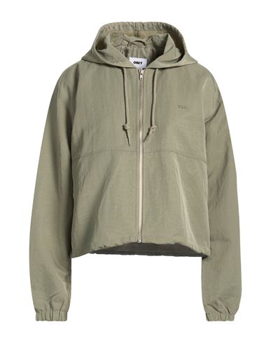 Obey Woman Jacket Sage Green Size S Nylon