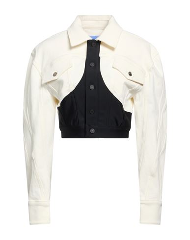 Jeansjacke/-mantel Damen Weiß 36 Damen