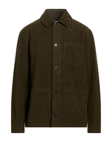 Montedoro Man Jacket Military Green Size 46 Cotton
