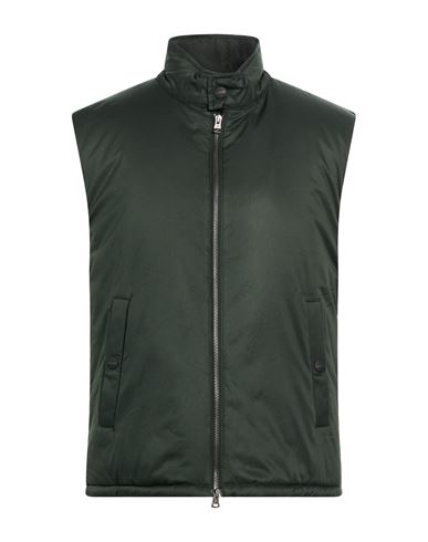 Façonnable Man Vest Dark Green Size Xl Polyester