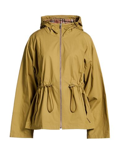 Burberry Woman Jacket Military Green Size M Cotton