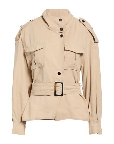 Ba&sh Ba & Sh Woman Jacket Beige Size 2 Modal, Polyester In Sand