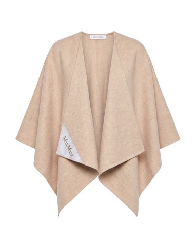 Max Mara Woman Cape Beige Size Onesize Alpaca Wool, Polyamide, Wool