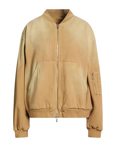 Nine In The Morning Woman Jacket Sand Size Xs Cotton In Beige