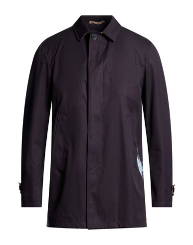Herno Man Overcoat & Trench Coat Navy Size 38 Cotton