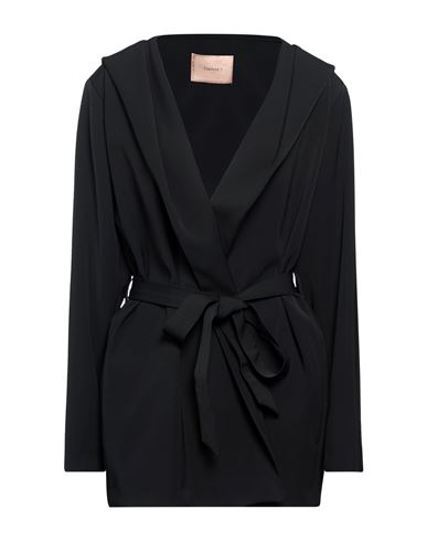 Twinset Woman Jacket Black Size 14 Polyester