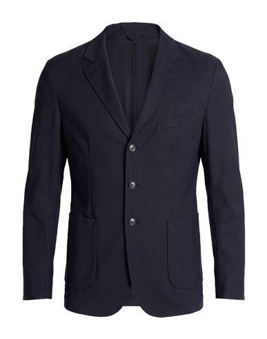 Aspesi Man Blazer Midnight Blue Size L Polyester, Wool, Elastane