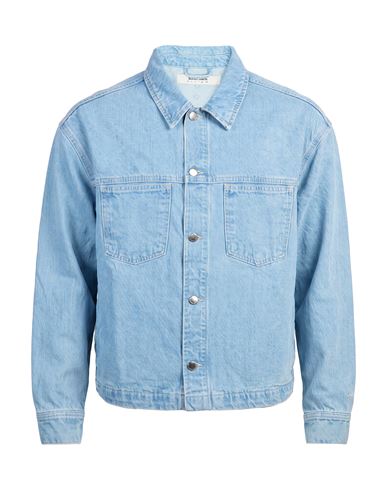 Aboutblank About:blank Man Denim Outerwear Blue Size S Cotton