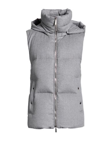 Moorer Woman Vest Grey Size 6 Wool, Cashmere In Gray