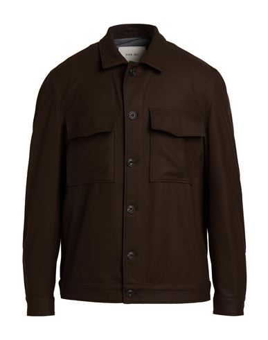 L.b.m 1911 L. B.m. 1911 Man Jacket Chocolate Brown Size 42 Virgin Wool, Polyamide