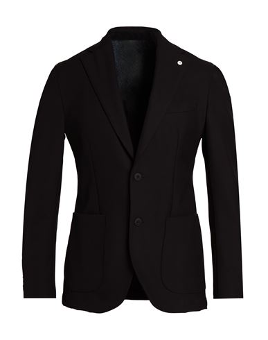 L.b.m 1911 L. B.m. 1911 Man Blazer Black Size 36 Nylon, Elastane