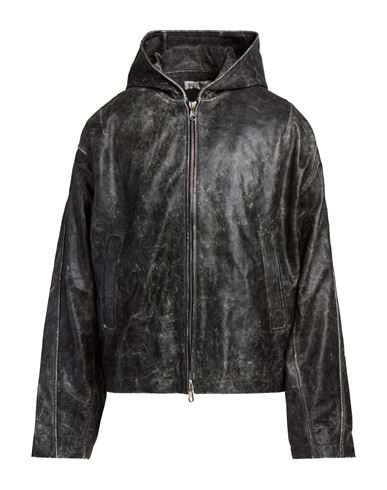 Cole Buxton Man Jacket Black Size S Leather