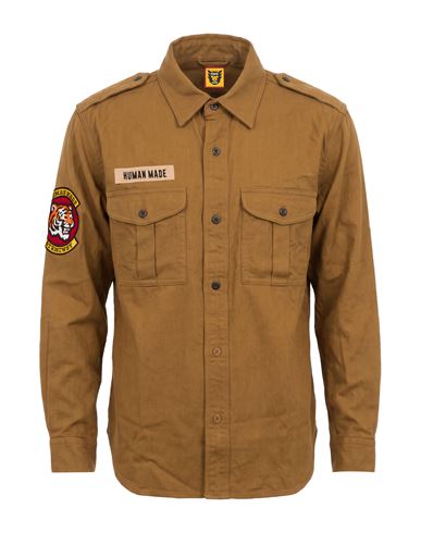 Human Made Man Jacket Camel Size S Cotton In Beige