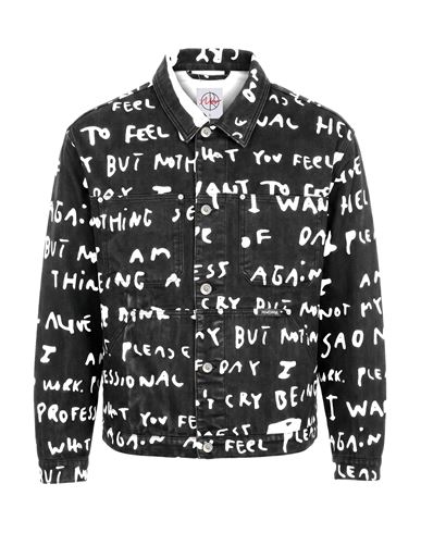 Polar Skate Co . Man Denim Outerwear Black Size M Cotton