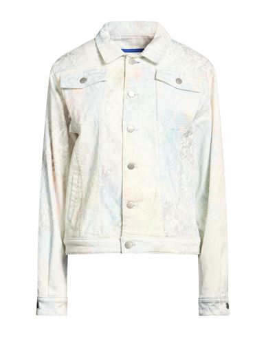 Koché Woman Denim Outerwear Sky Blue Size 4 Cotton, Elastane