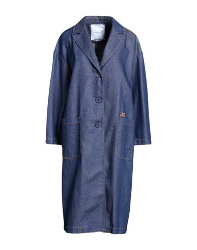 Jacob Cohёn Woman Coat Blue Size 4 Cotton, Elastane