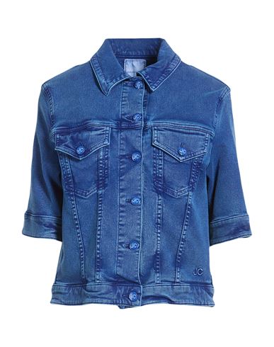 Jacob Cohёn Woman Denim Outerwear Blue Size 2 Cotton, Elastomultiester, Elastane