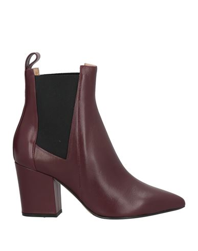 Sergio Rossi Woman Ankle Boots Plum Size 6 Soft Leather