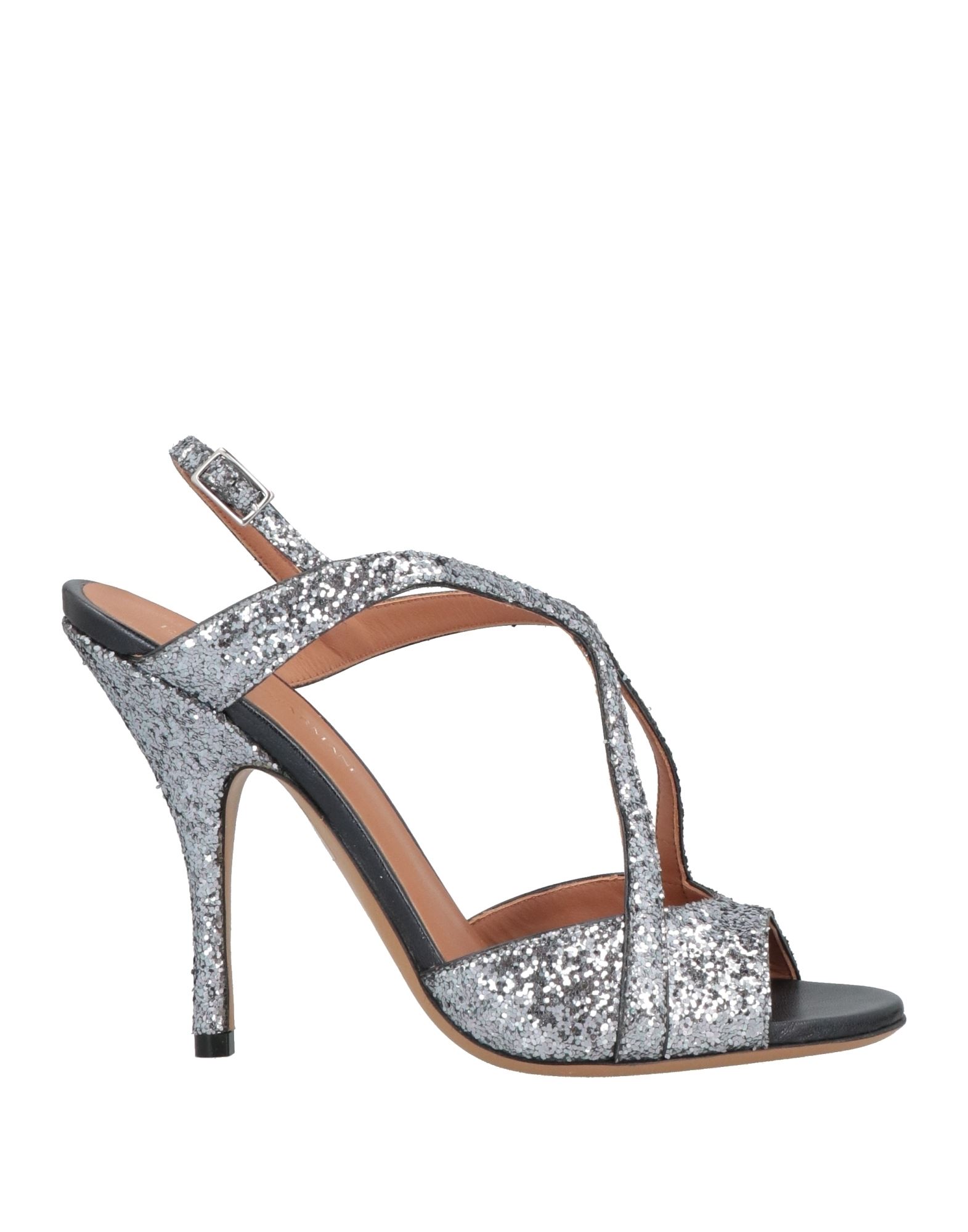 Emporio Armani Sandals In Silver