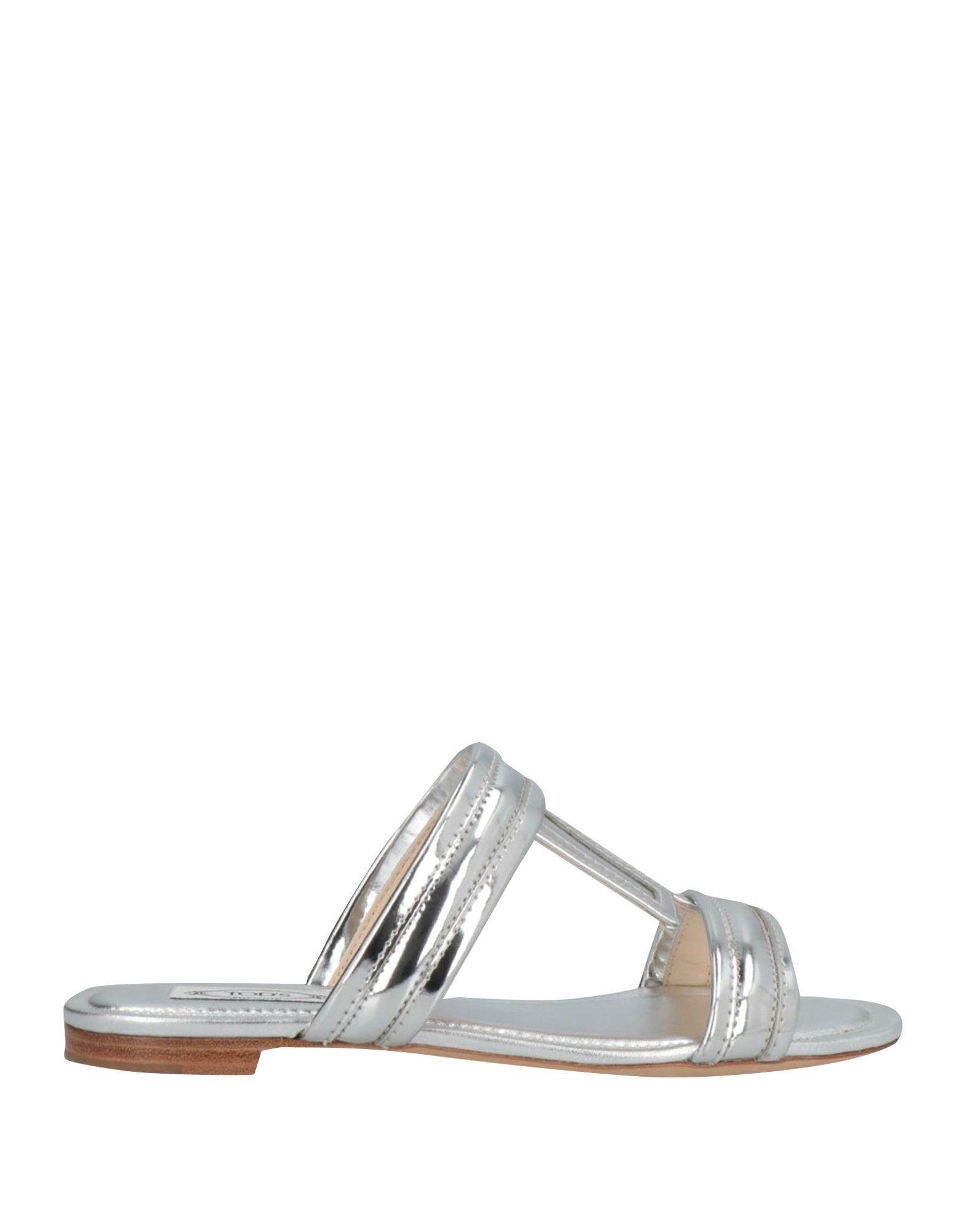 Tod's Sandals In Silver