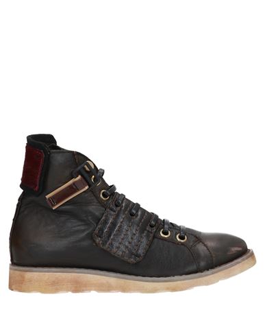 One Way Woman Sneakers Dark Brown Size 6 Leather In Brown