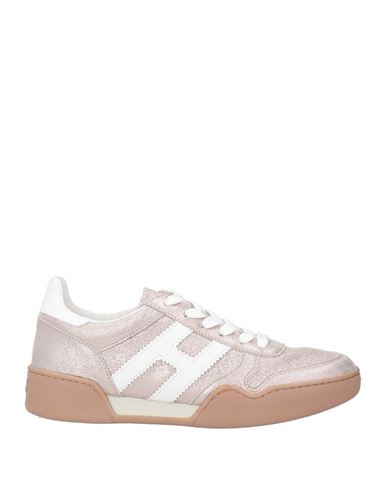 Hogan Woman Sneakers Rose Gold Size 6 Soft Leather