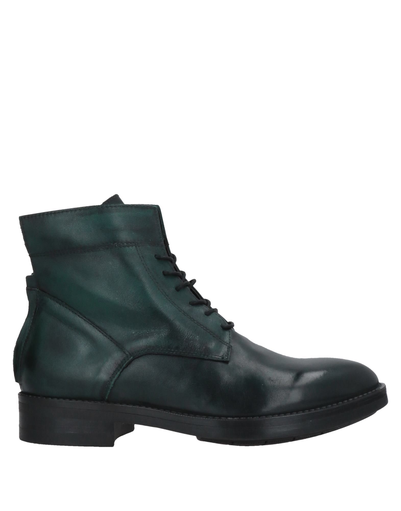 1725.a Ankle Boots In Deep Jade
