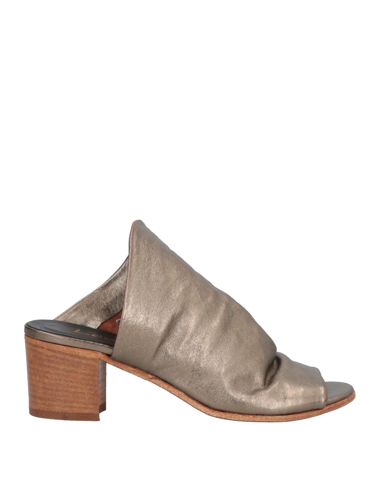 Shop Lemaré Woman Mules & Clogs Bronze Size 7 Soft Leather
