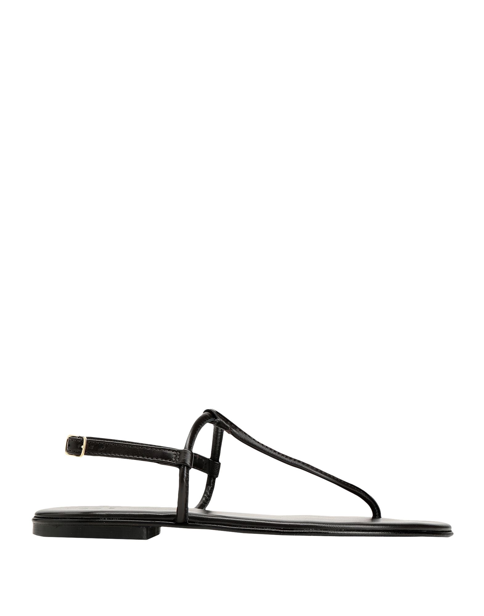8 By Yoox Toe Strap Sandals In Brown