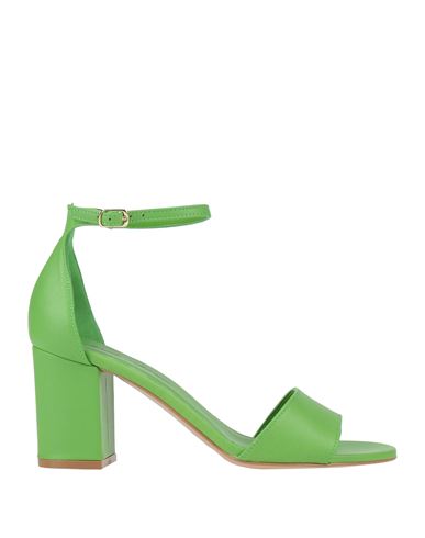 Shop Paolo Mattei Woman Sandals Green Size 7 Leather