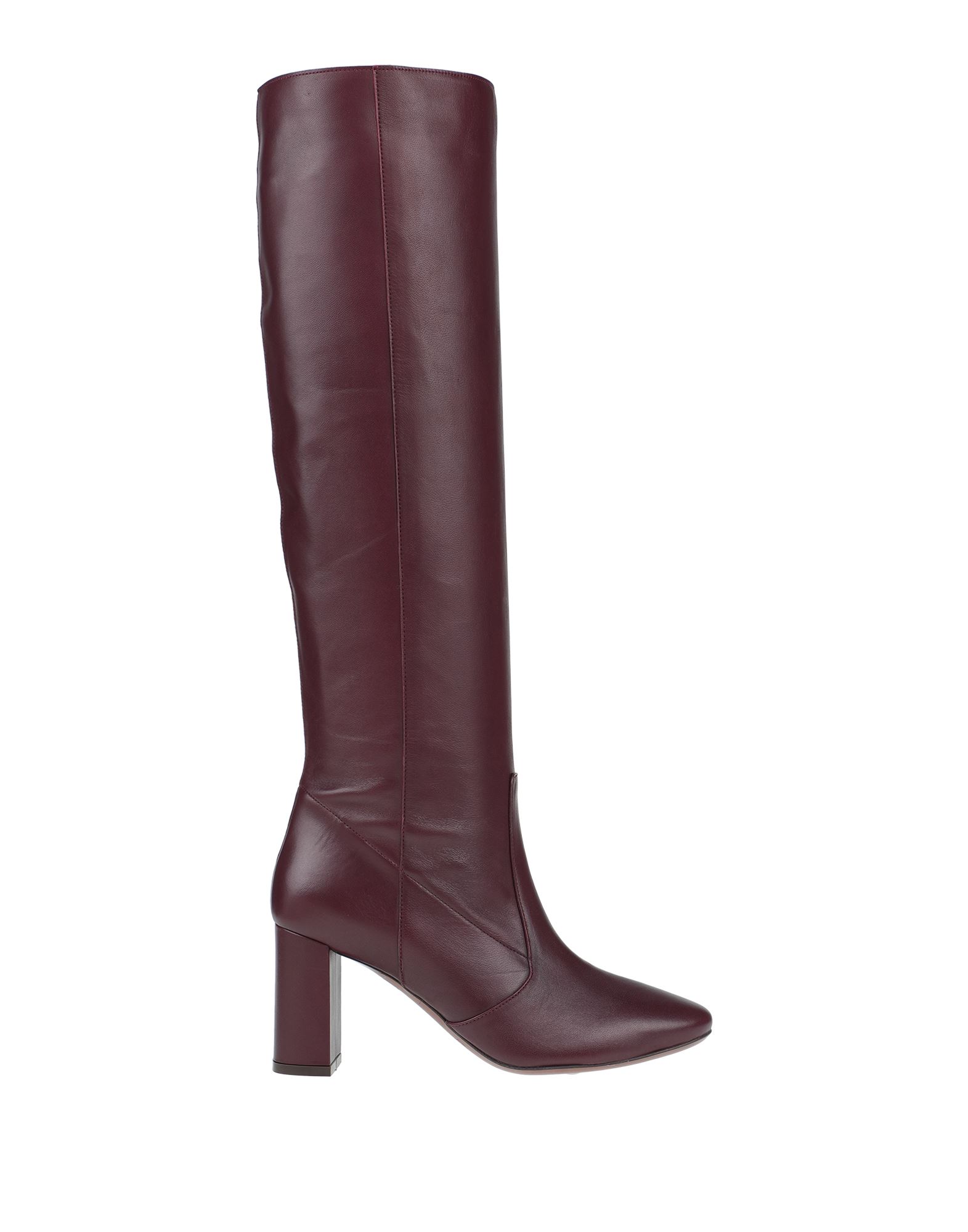 L'autre Chose Knee Boots In Red
