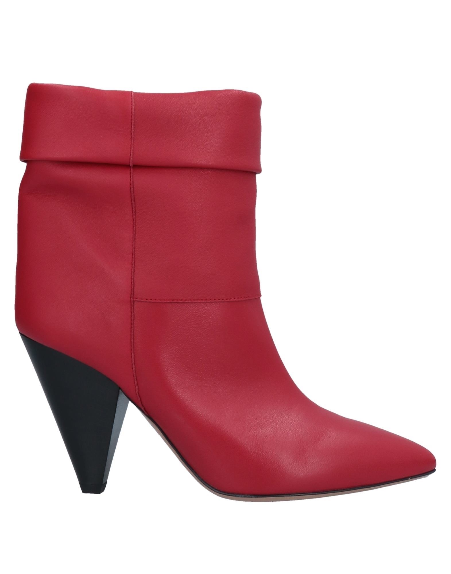 Isabel Marant Ankle Boots In Red
