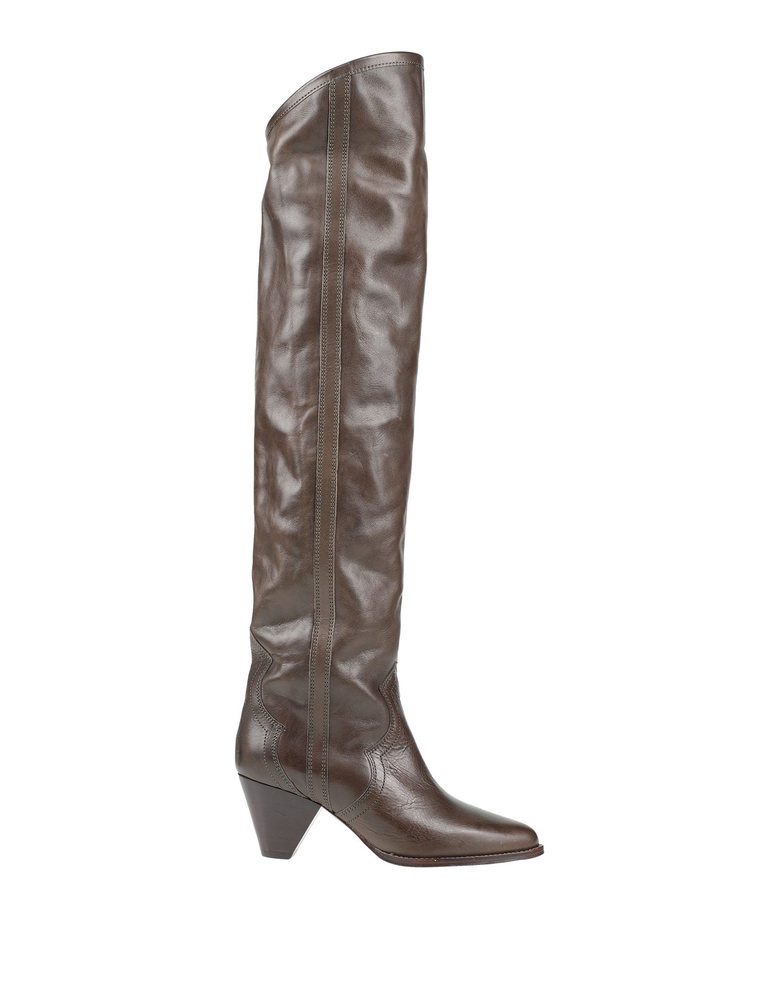 Isabel Marant Knee Boots In Green