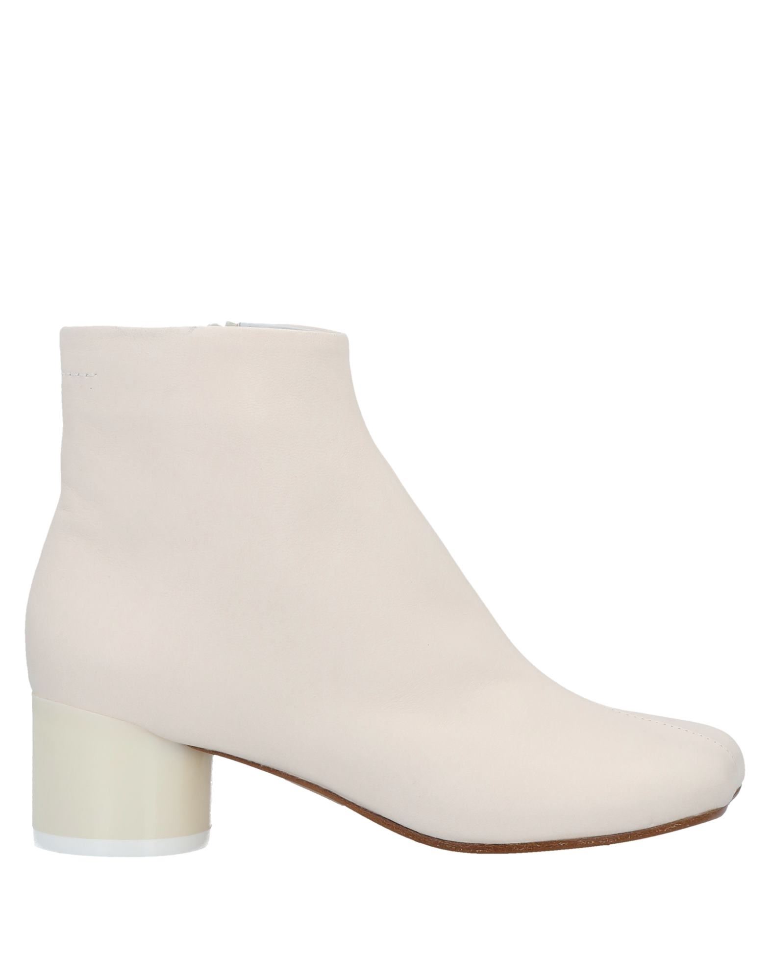 Mm6 Maison Margiela White Anatomic 45 Boots In White