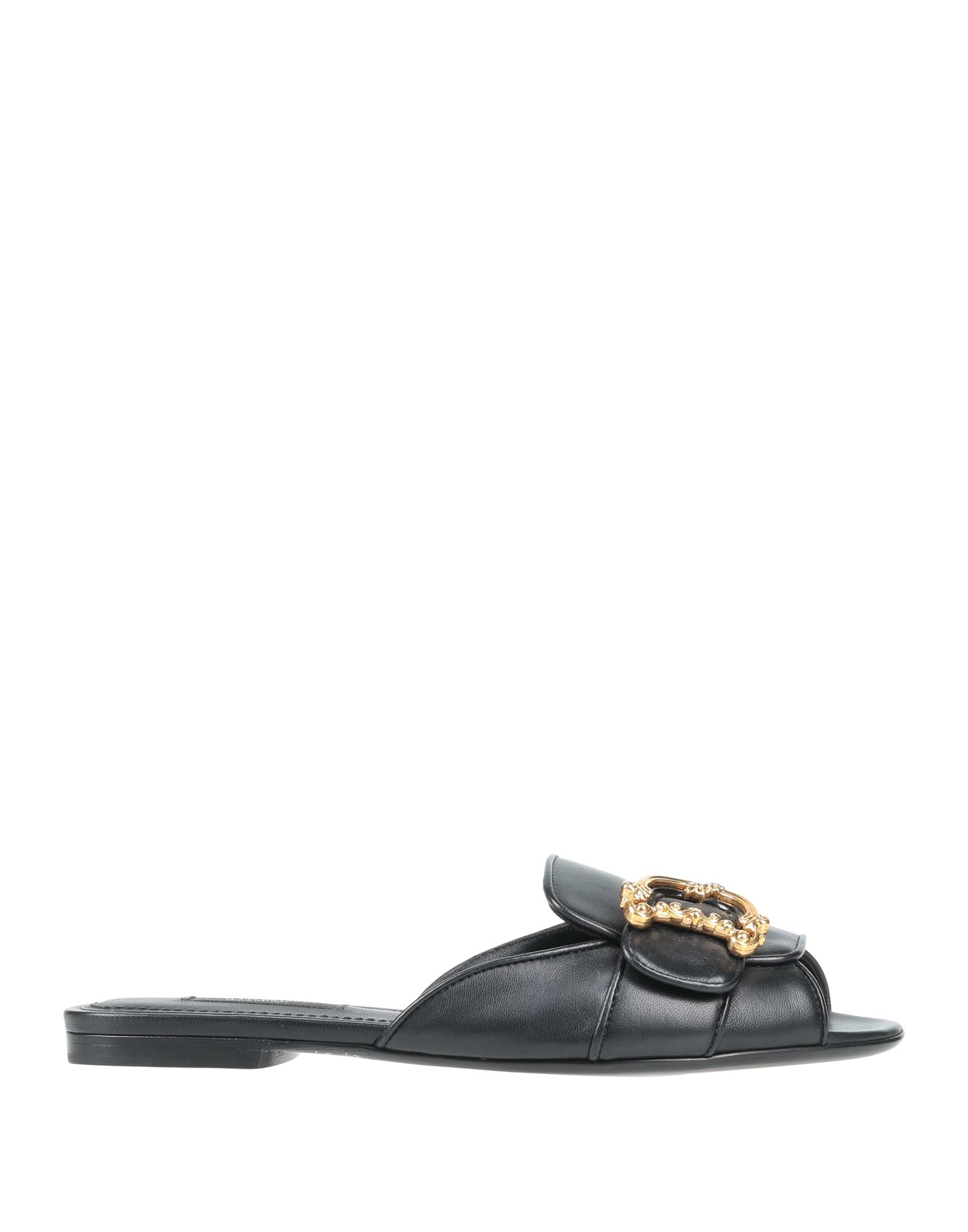 Dolce & Gabbana Sandals In Black