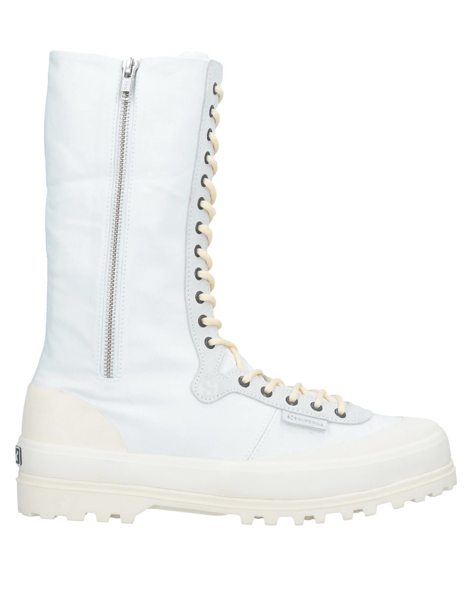 Superga By Paura Knee Boots In White