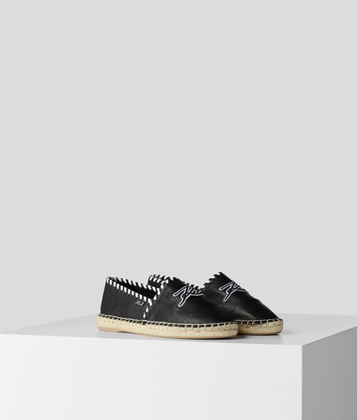 Woman Kamini Signature Logo Black 100% Soft Leather - Size: 3