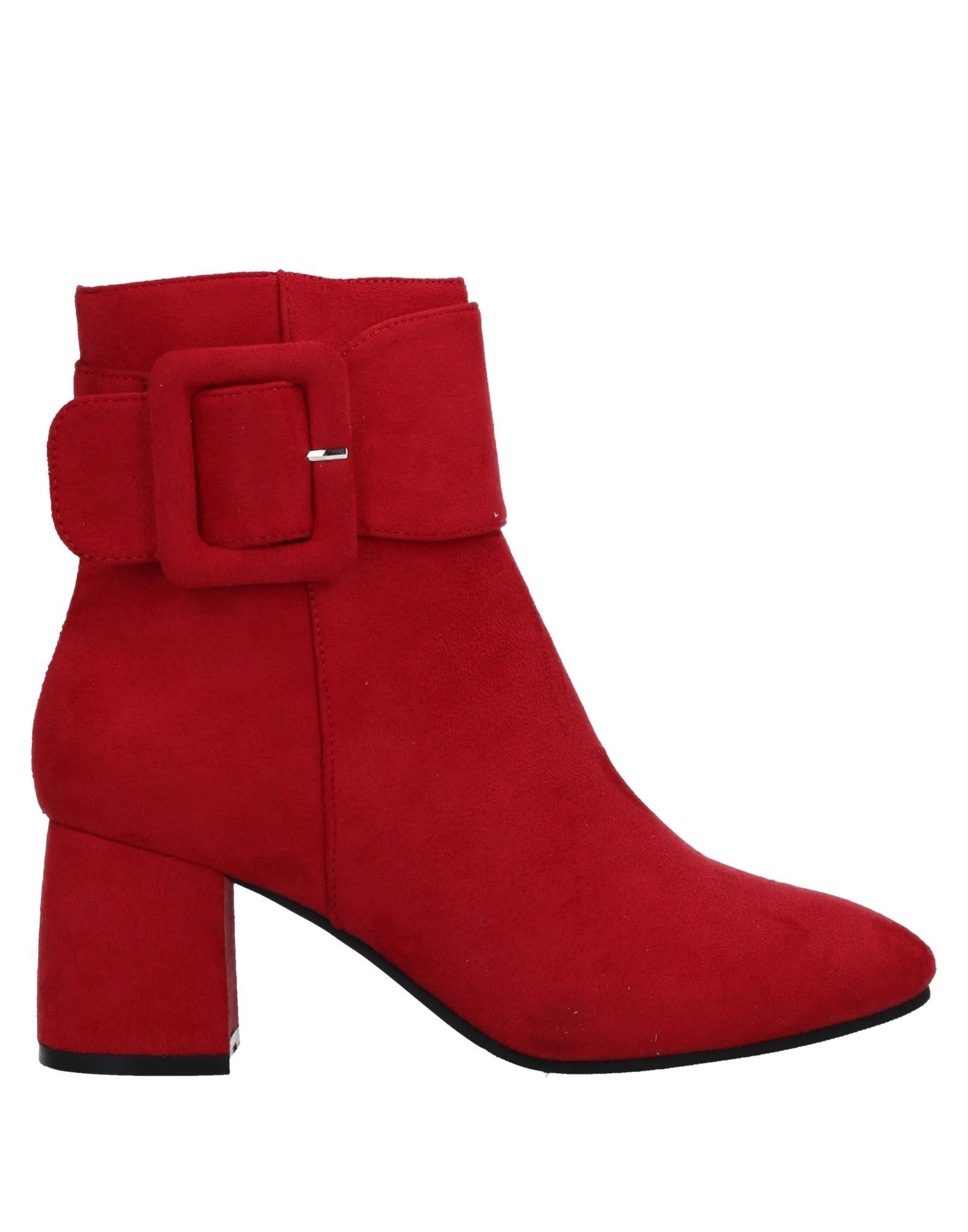 Sexy Woman Ankle Boots In Red