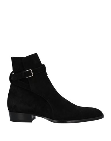 Saint Laurent Man Ankle Boots Black Size 11 Soft Leather