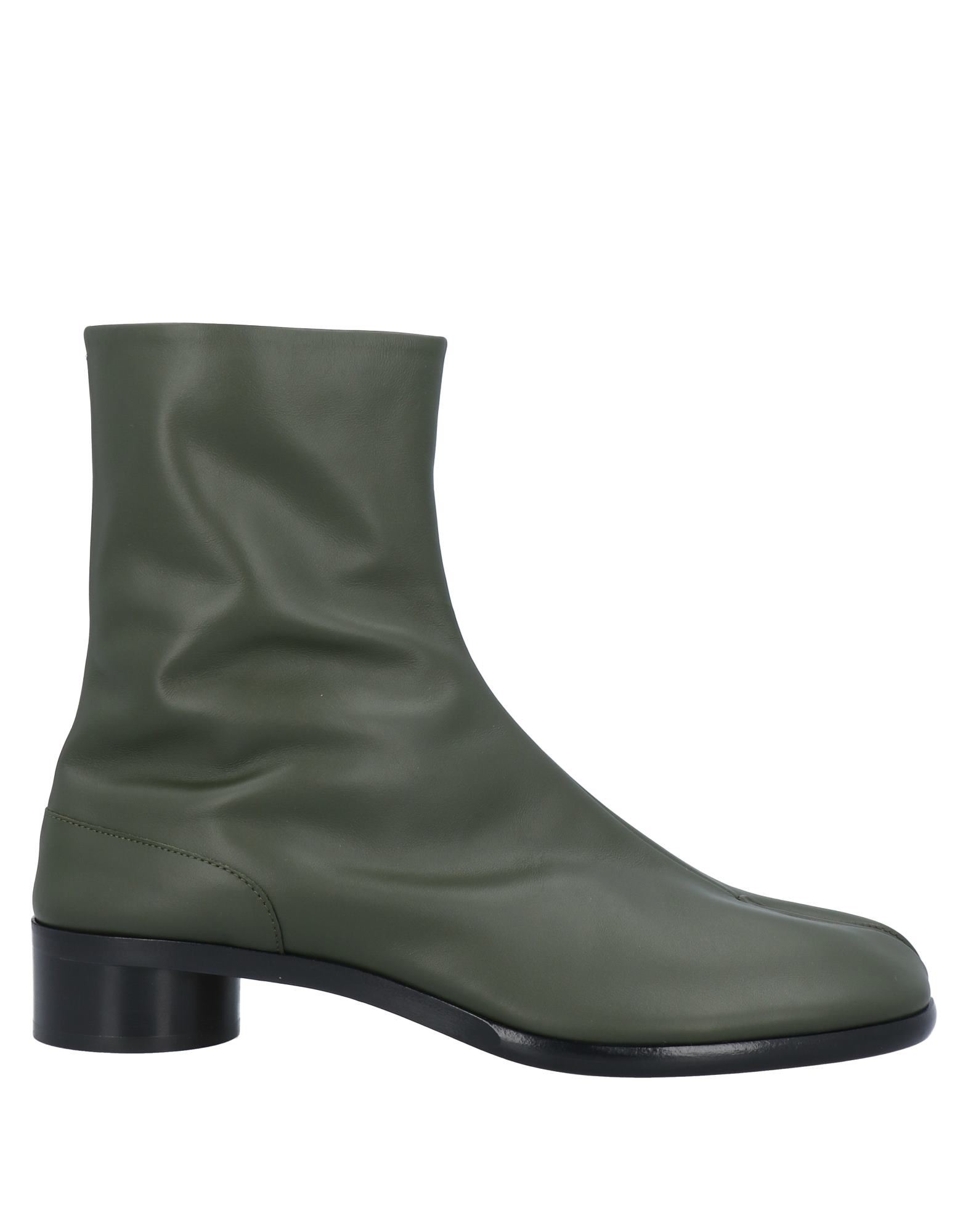 Maison Margiela Ankle Boots In Military Green