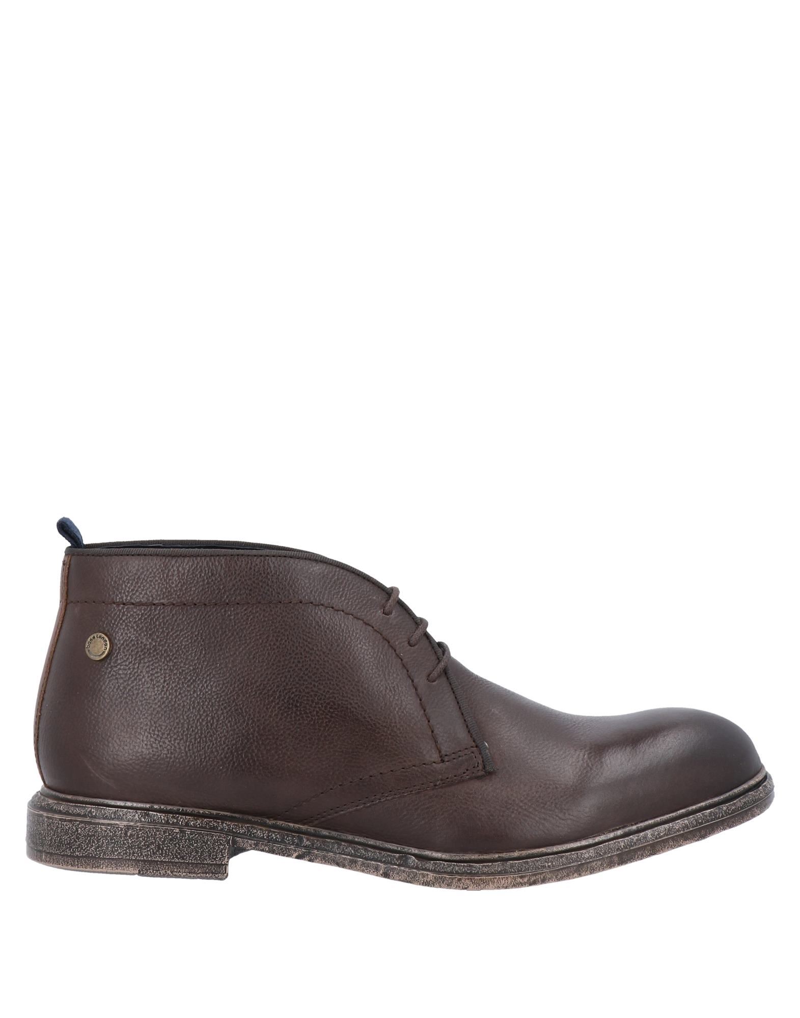 Base London Ankle Boots In Brown