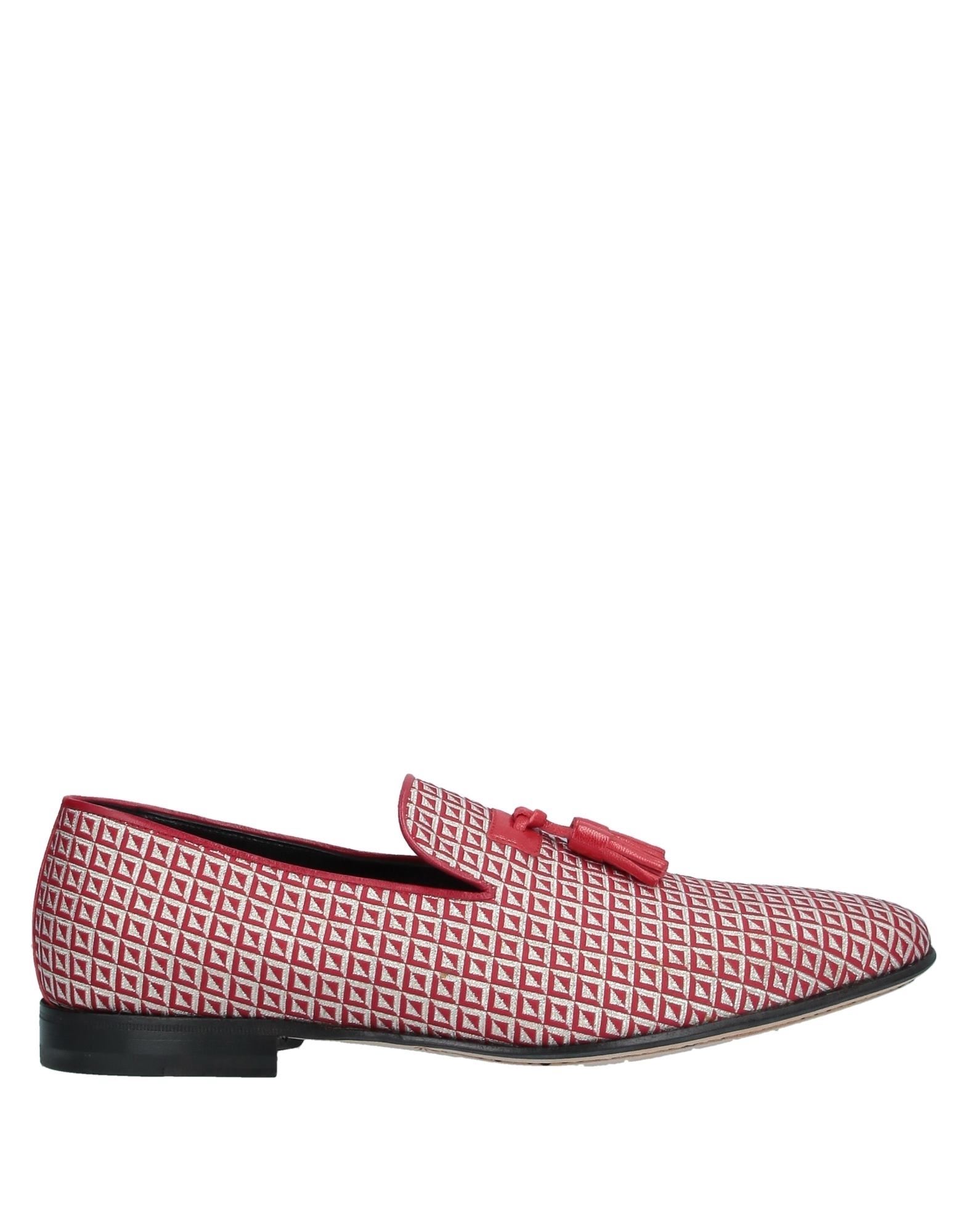 A.testoni Loafers In Red