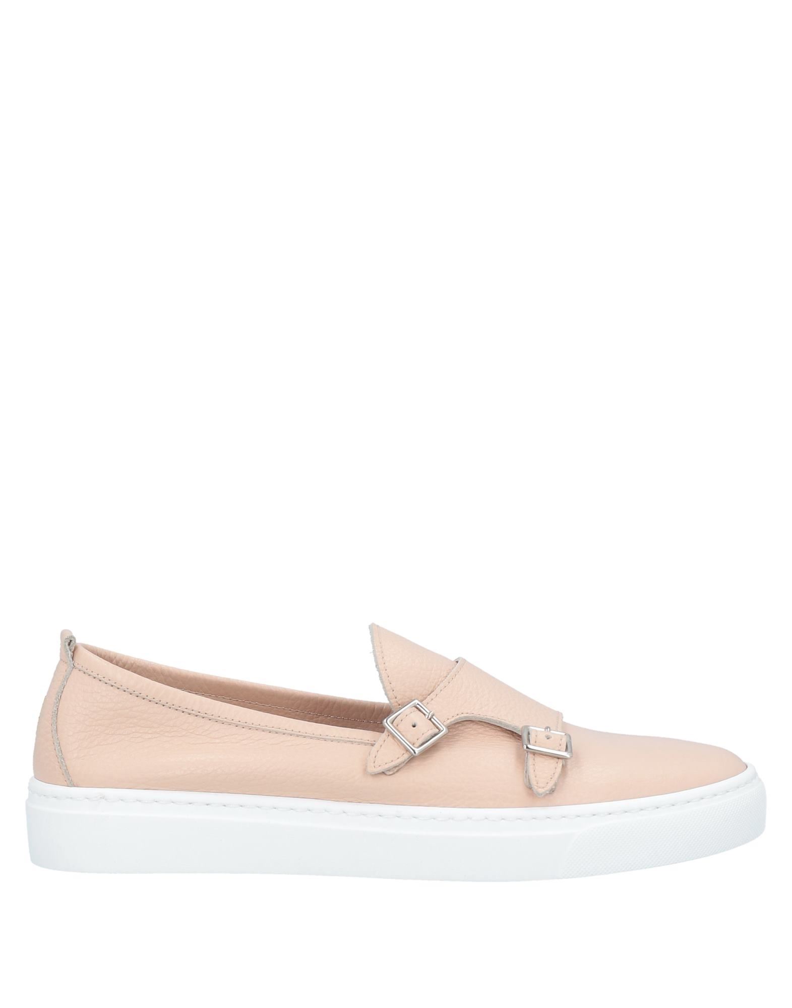 Henderson Baracco Loafers In Pale Pink
