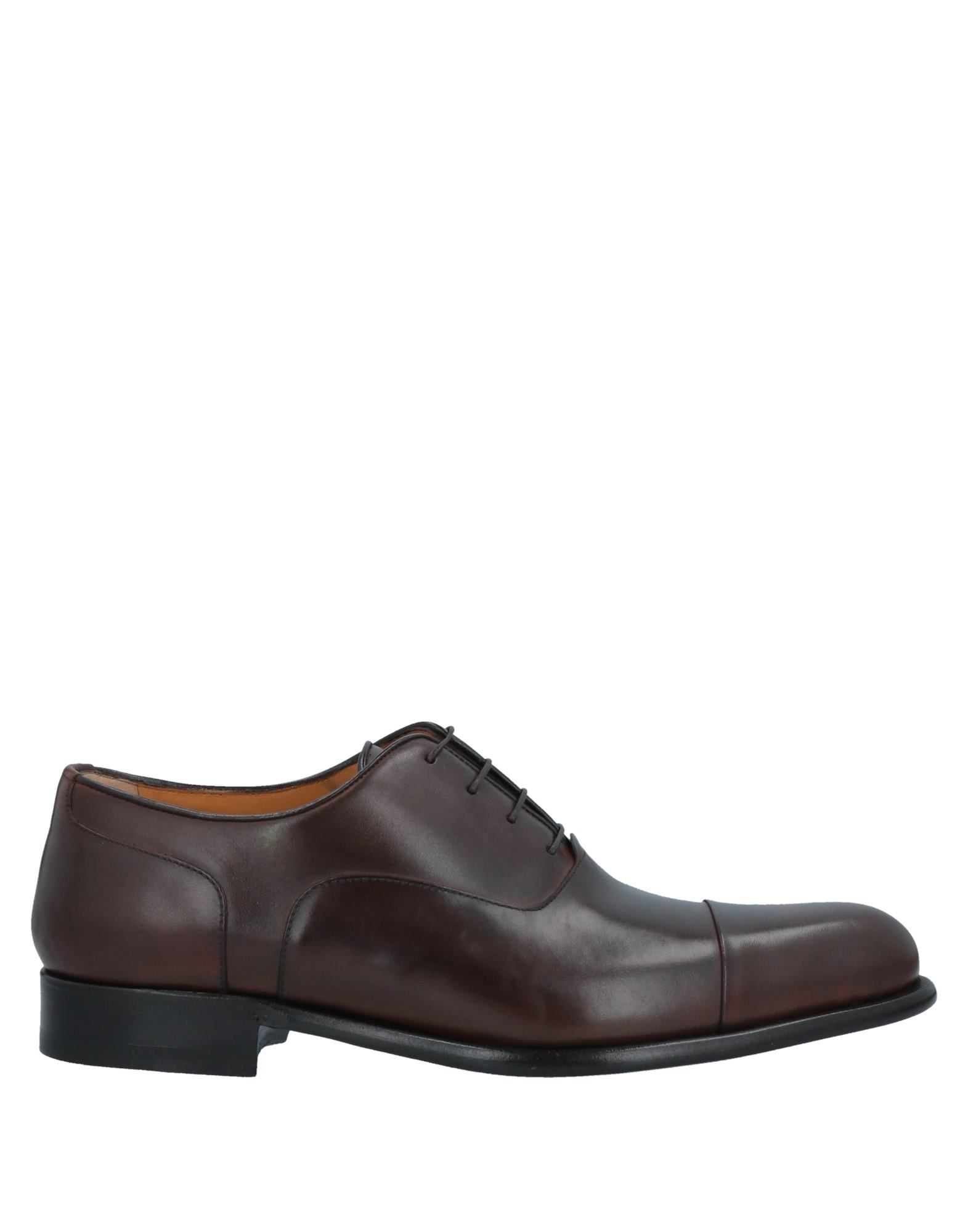 A.testoni Lace-up Shoes In Cocoa