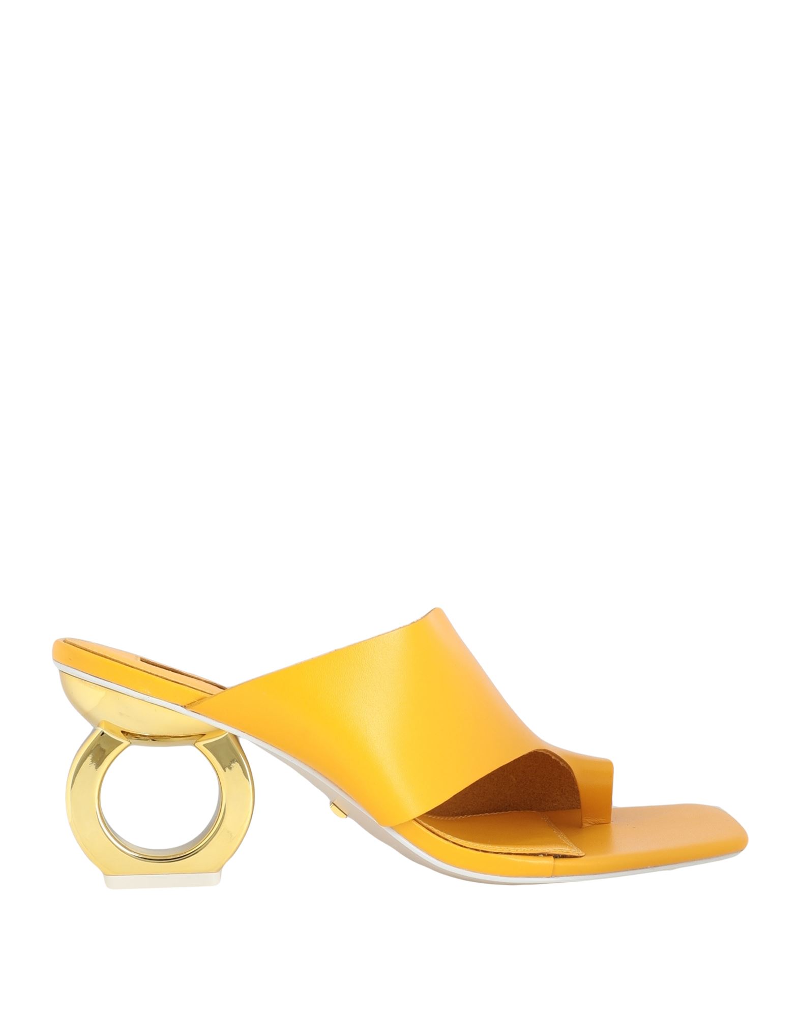Kat Maconie Toe Strap Sandals In Yellow