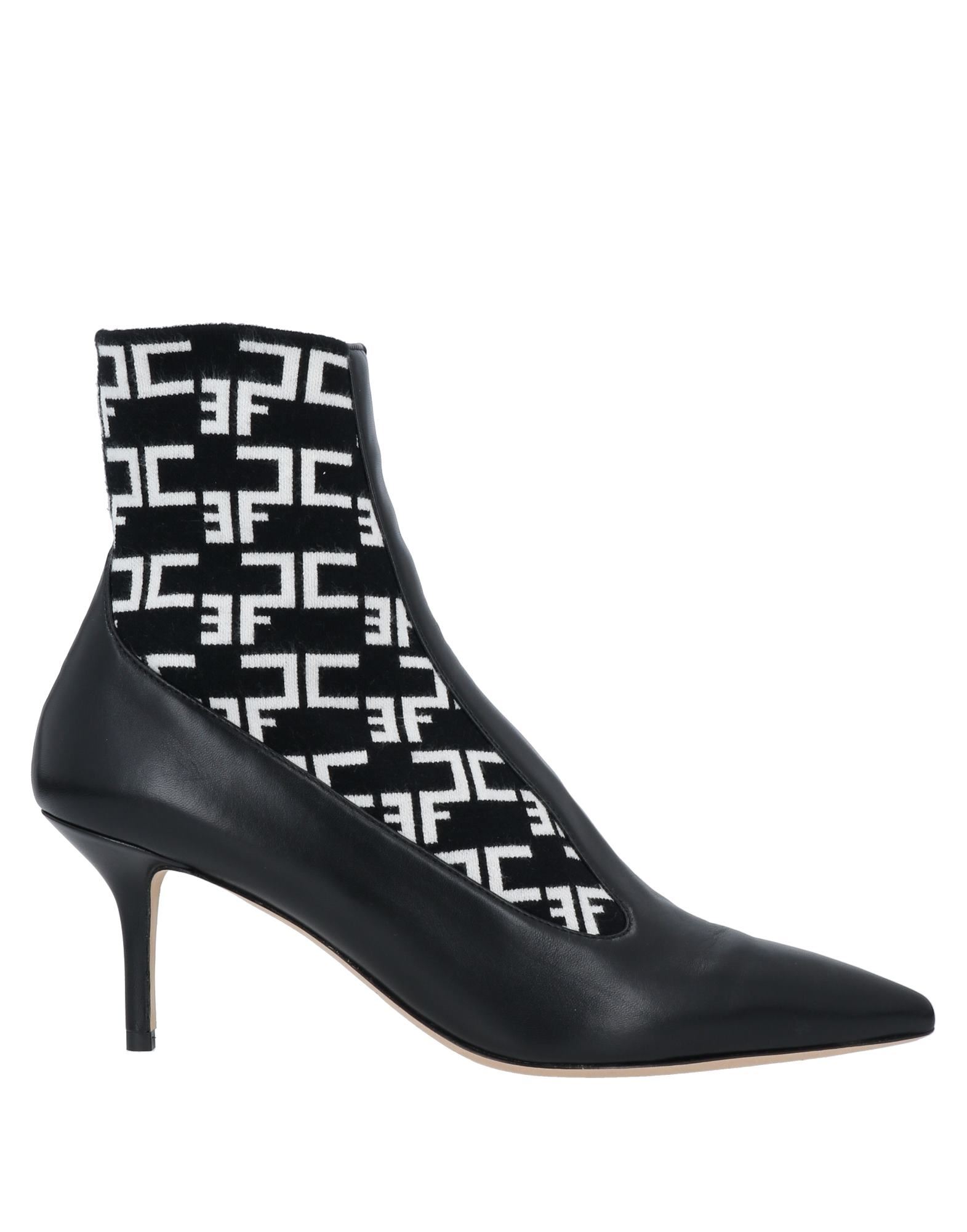 Elisabetta Franchi Ankle Boots In Black