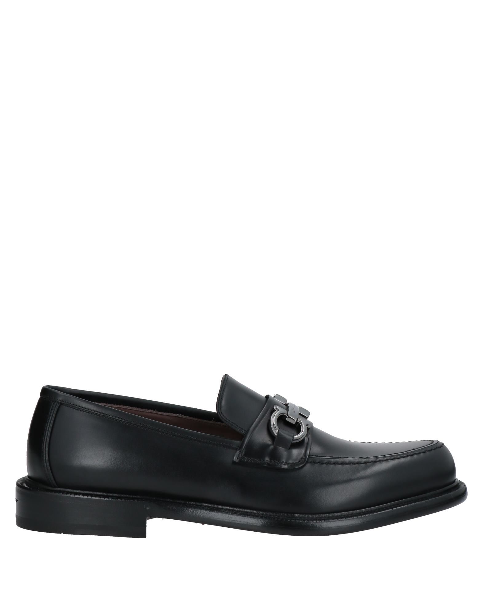 Ferragamo Loafers In Black