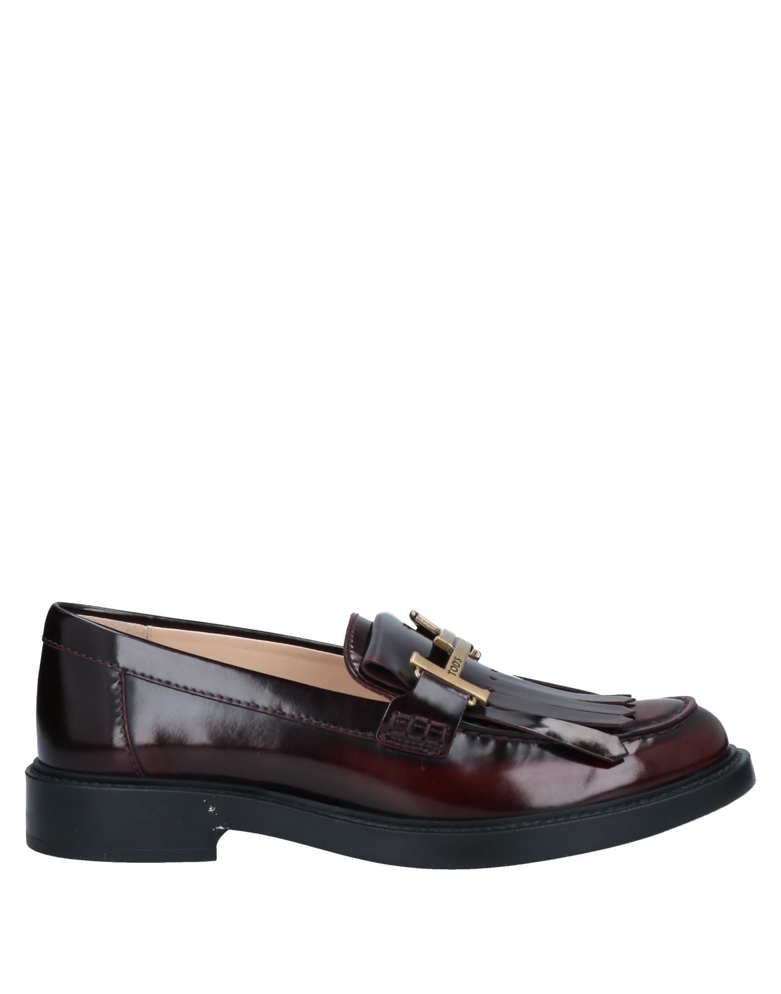 Tod's Loafers In Maroon